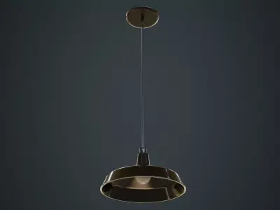 Hanging Lamp 2A Low-poly 3D model
