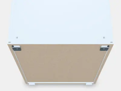 METOD Wall cabinet frame Low-poly 3D model