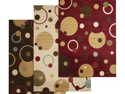 Rug Set 406 3D model