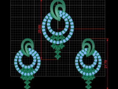 Half set 009 3D print model