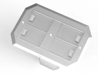 Island Range Hood X301ISL ILVE 3D model