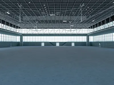 Exhibition Hall 23 3D model