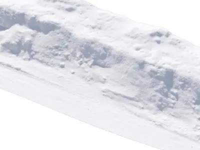 Snowdrift 3D model