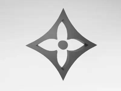 Louis Vuitton Pattern v1 003 Free low-poly 3D model