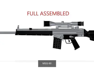 Heckler and Koch 3D Model Pack