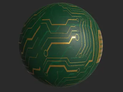 Circuit Board 4k Pbr Texture  Texture