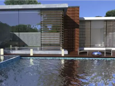 Modern house 3D model