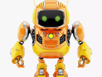HUGE CUTE ROBOT II 3D model