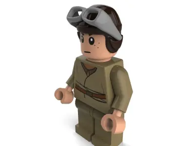 Young Anakin 3D model