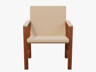 Leather Chair 3D model buy