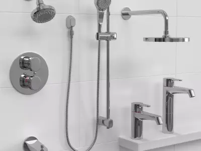 IKA BROGRUND faucet set  3D model