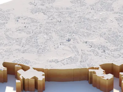 Moscow City Russia 3D model