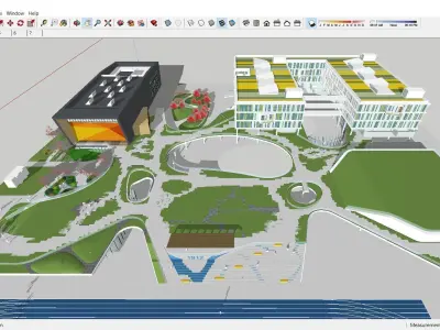 Sketchup School and University 129 3D model