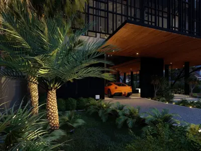 911 Villa Full Lumion Exterior Scene 3D model