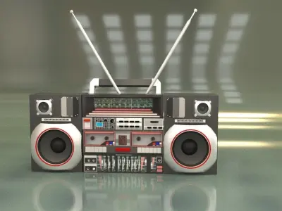 Stereo Radio 3D model