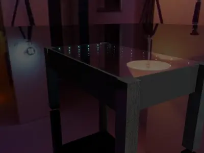 Table led Free 3D model