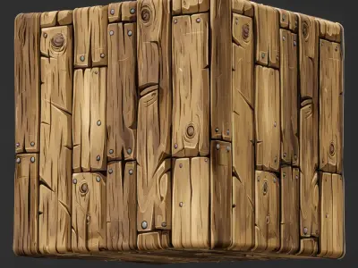  Stylized Wood Seamless Texture  Texture