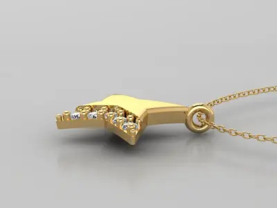 Pendant P051 3D Print Model 3D print model