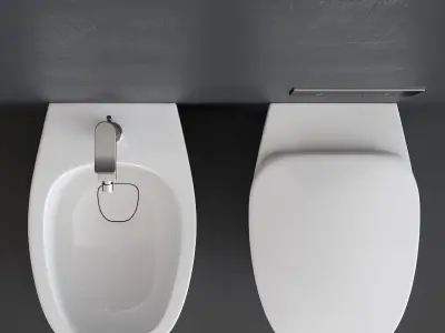 Ideal Standard Dea WC Low-poly 3D model