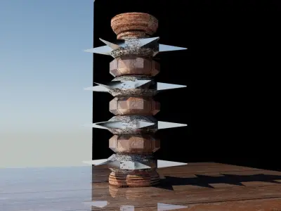 traps for unity Low-poly 3D model