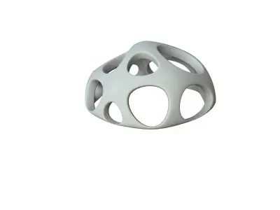 SciFi Cube Object No 52341 Low Poly Shape Low-poly 3D model