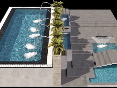 SWIMMING POOL NO68 A 3D model
