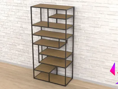 Floor shelf Free 3D model