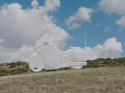 Aether Glide X2 Low-poly 3D model