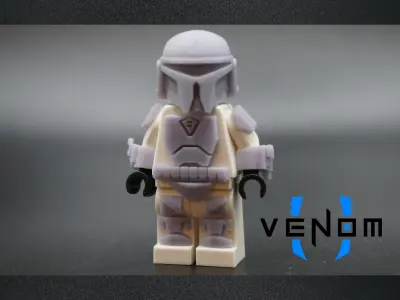 Mando Scout OC Brick Armor 3D Print Model 3D print model