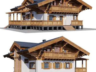 Eco wood v6 3D model