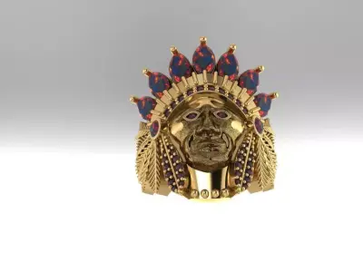 Indian ring 3D model