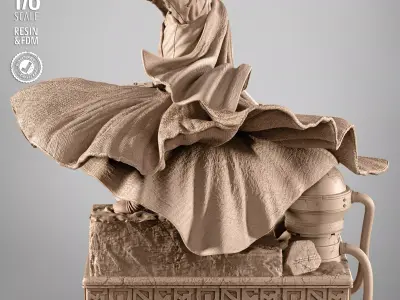 STAR WARS Chirrut Imwe Sculpture 3D print model