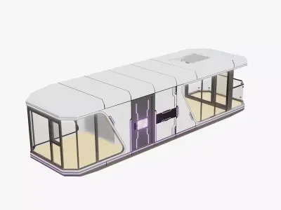 Capsule Home Low-poly 3D model