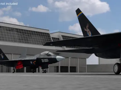  Fifth Generation FC-31 Jet On Airstrip 