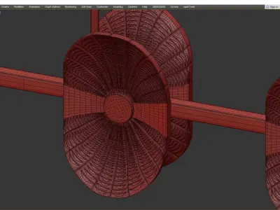 LOCUS LONG Low-poly 3D model