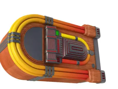 Jukebox 3D model