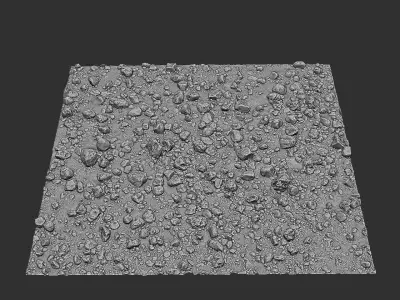 Black Desert 16K Low-poly 3D model