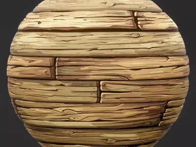 Stylized Wood Seamless Texture  Texture