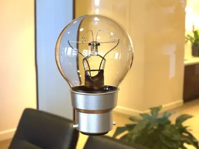 Incandescent Lamp 3D print model
