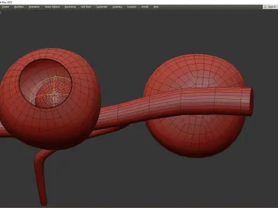 ERSA LINEAR CHANDELIER Low-poly 3D model