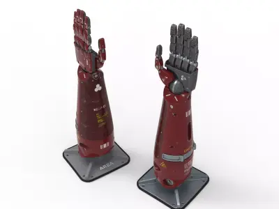  Robot Android mechanical hand 3D model
