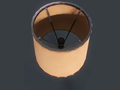 Table Lamp Low-poly 3D model