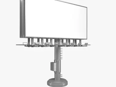 Road Billboard 3D model