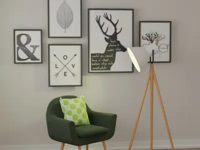 Living Area 3D model