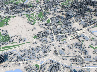 Kuala Lumpur City Malaysia 3D model