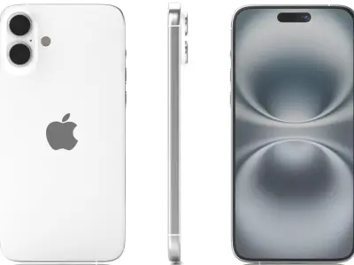 Apple iPhone 16 plus white 3D model