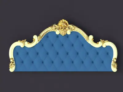 bed headboard 3D model