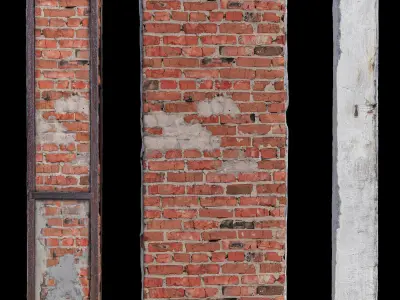 Loft columns 3D model