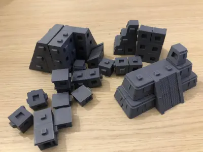 chichen itza 3D jigsaw puzzle 3D print model