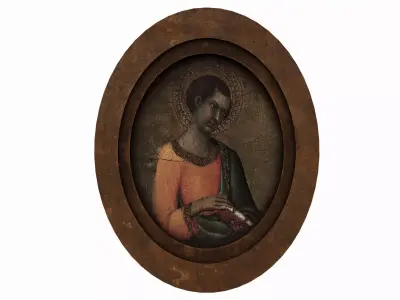 picture medieval Low-poly 3D model